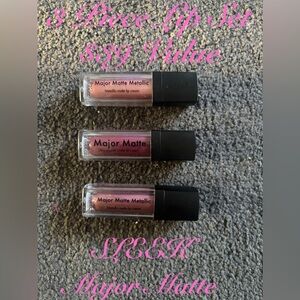 3 Piece Bundle Sleek Makeup Matte/Metallic Lip Gloss Bundle $39 Value